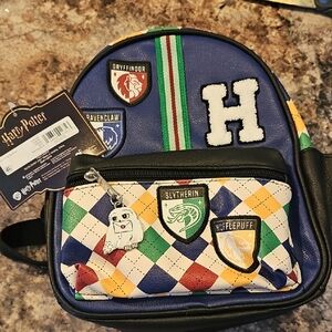 Warner Bros. Harry Potter Mini Backpack - Blue, Black